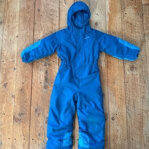 Patagonia H2NO Snow Suit Size 4T Blue